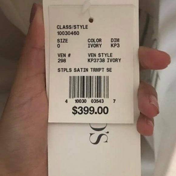 Satin Mermaid Wedding Gown - Picture 3 of 3